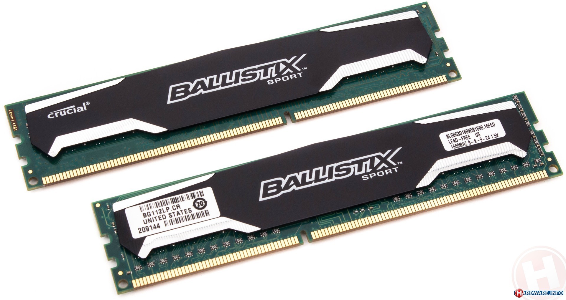 DD RAM III  02Gb CRUCIAL bus 1600 for PC.